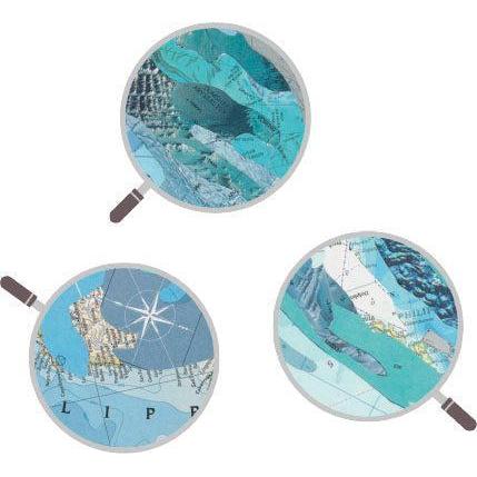 Map Wave Map Art 2000 Piece Jigsaw Puzzle Heye - for just $49.99! 