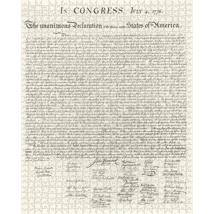 Map of DC & Declaration of Independence 1000 Piece Jigsaw Puzzle Pomegranate - for just $25.99! 