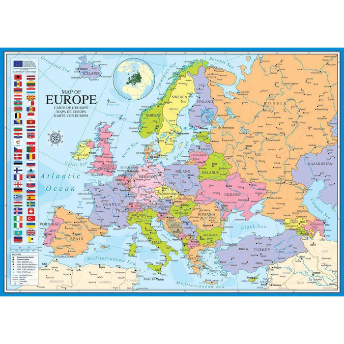 Map of Europe 1000 Piece Jigsaw Puzzle Eurographics - for just $21.99! 