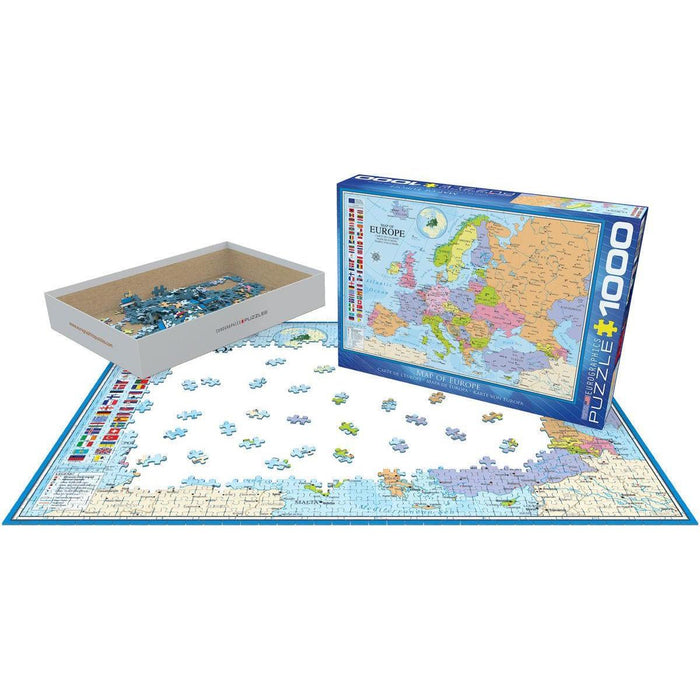Map of Europe 1000 Piece Jigsaw Puzzle Eurographics - for just $21.99! 