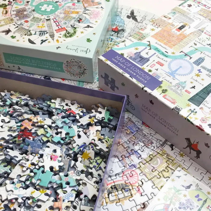 Map of London 1000 Piece Jigsaw Puzzle Gibsons - for just $24.99! 