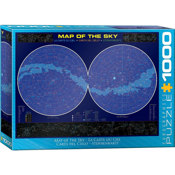 Map of the Sky 1000 Piece Jigsaw Puzzle Eurographics - for just $19.99! 