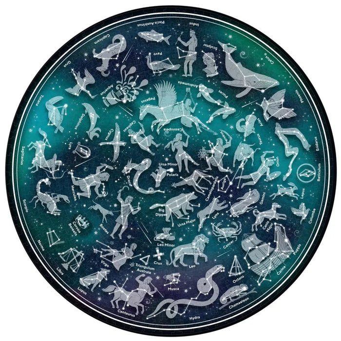 Map of the Stars 1000 Piece Round Jigsaw Puzzle Ridley - for just $19.99! 