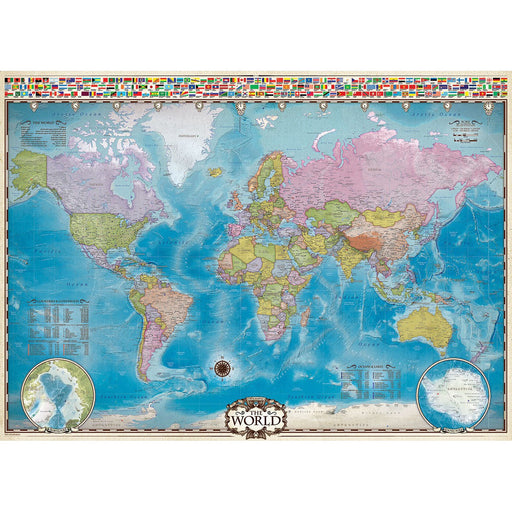 Map of the World 1000 Piece Jigsaw Puzzle Eurographics - for just $21.99! 