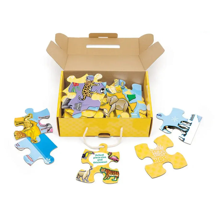 Map of the World 35 Piece Floor Jigsaw Puzzle Cobble Hill - for just $19.99! 