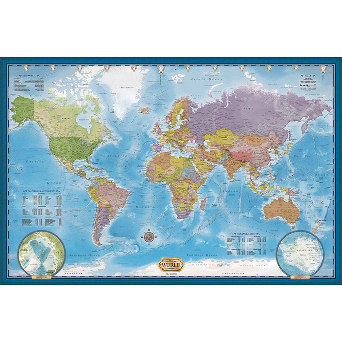 Map of the World 5000 Piece Jigsaw Puzzle Eurographics - for just $69.99! 