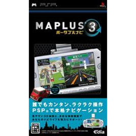 Front cover view of Maplus: Portable Navi 3 - JP PSP