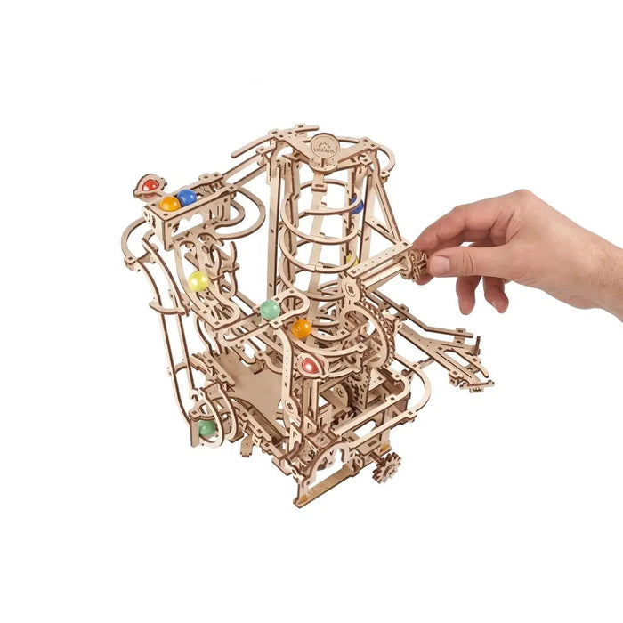 Marble Run Spiral Hoist 3D Wood Model Kit UGEARS - for just $57.99! 