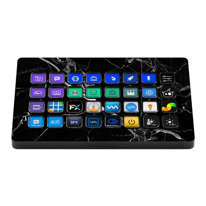 Elgato Stream Deck XL Marble Series Skins - for just $16! 