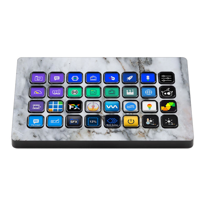 Elgato Stream Deck XL Marble Series Skins - for just $16! 