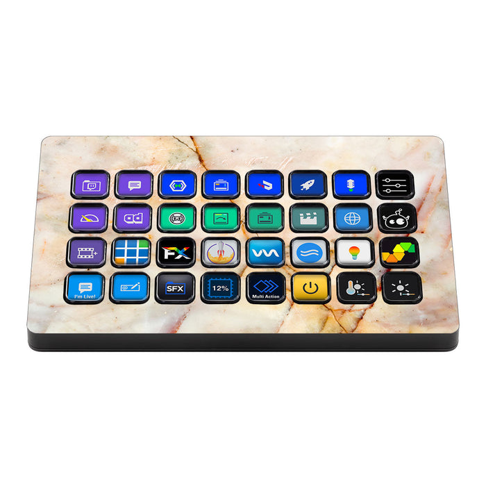 Elgato Stream Deck XL Marble Series Skins - for just $16! 