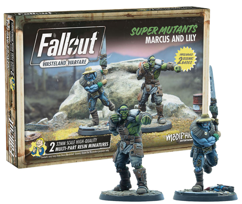 Fallout: Wasteland Warfare - Super Mutants - Marcus and Lily - for just $23! 