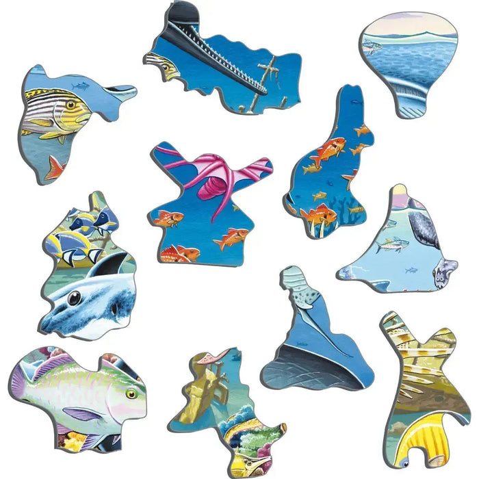 Marine Life in the Pacific Ocean 66 Piece Tray Jigsaw Puzzle Larsen - for just $11.99! 