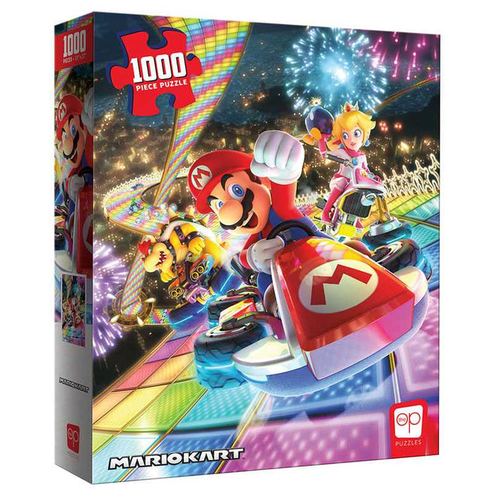 Mario Kart Rainbow Road 1000 Piece Jigsaw Puzzle Op Games - for just $19.99! 