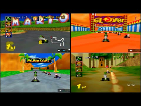 Mario Kart 64: Amped Up N64 Nintendo 64 Video Game Cartridge ROM Hack - for just $33.99! 