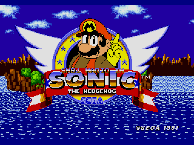 Mario in Sonic the Hedgehog Sega Genesis Repro Game Cart - for just $19.99! 