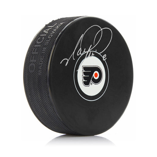 Mark Recchi Philadelphia Flyers Autographed Hockey Logo Puck - for just $59.99! 