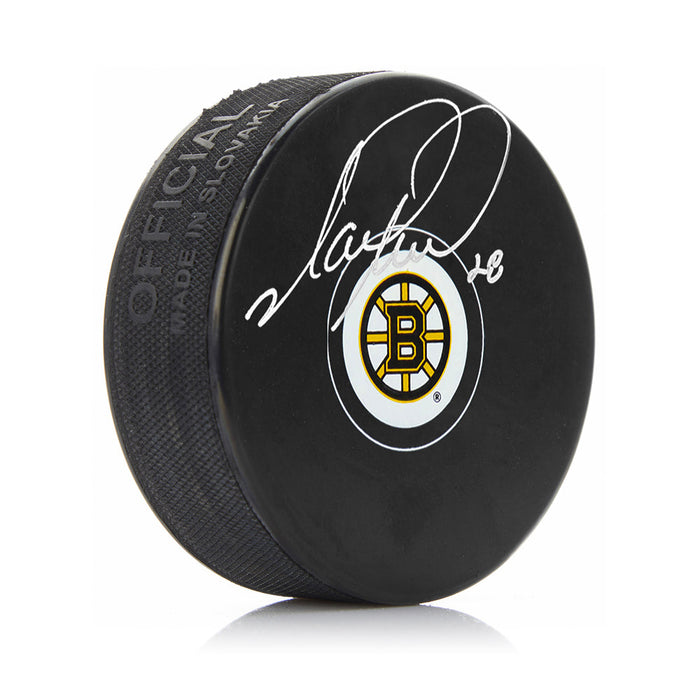 Mark Recchi Boston Bruins Autographed Hockey Logo Puck - for just $59.99! 