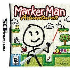 Front cover view of Marker Man Adventures for Nintendo DS