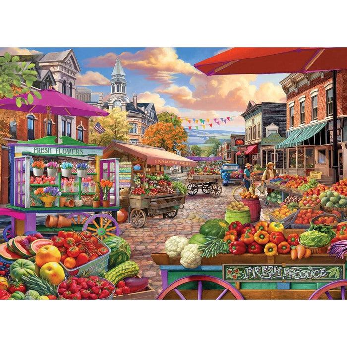Market Day 500 Piece Jigsaw Puzzle Eurographics - for just $17.99! 
