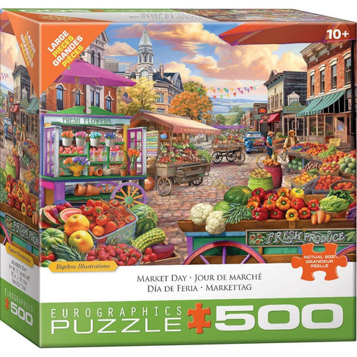 Market Day 500 Piece Jigsaw Puzzle Eurographics - for just $17.99! 