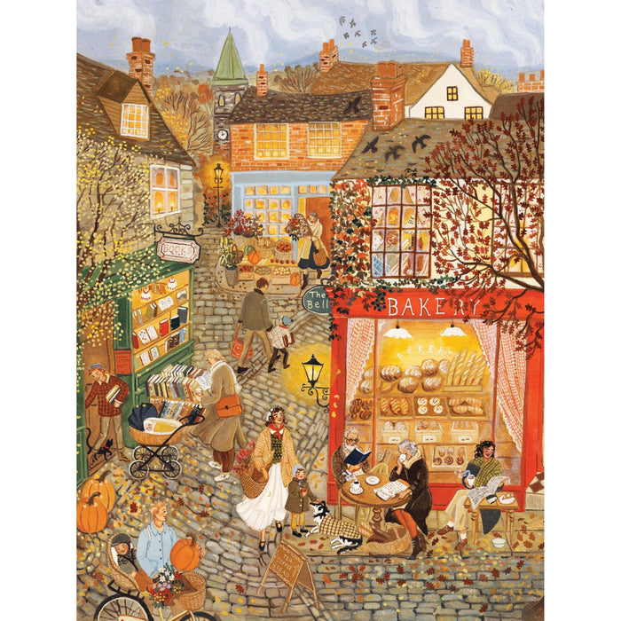 Market Town by Loré Pemberton 1500 Piece Jigsaw Puzzle NYPC - for just $35.99! 
