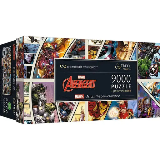 Marvel Avengers Across the Comic Universe 9000 Piece Jigsaw Puzzle Trefl - for just $109.99! 
