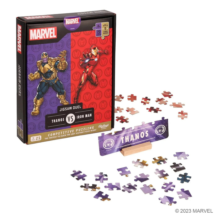 Marvel Iron Man vs. Thanos Set of 2 70 Piece Jigsaw Duel Puzzles Ridley - for just $14.99! 