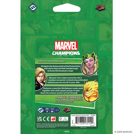 Marvel Champions LCG: Trickster Takeover Scenario Pack - for just $23.99! 