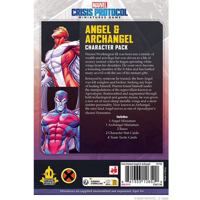 Marvel Crisis Protocol: Angel & Archangel Character Pack - for just $44.99! 