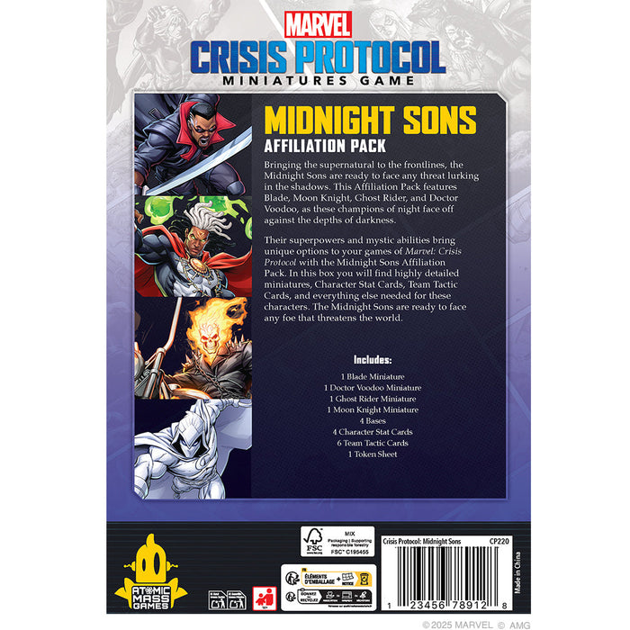 Marvel Crisis Protocol: Midnight Sons Affiliation Pack - for just $64.99! 