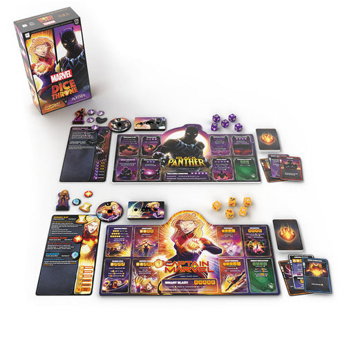 Marvel Dice Throne: 2-Hero Box - Captain Marvel and Black Panther - for just $29.99! 