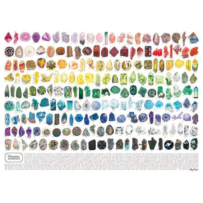 Marvelous Minerals (Large Box) 1000 Piece Jigsaw Puzzle Cobble Hill - for just $19.99! 