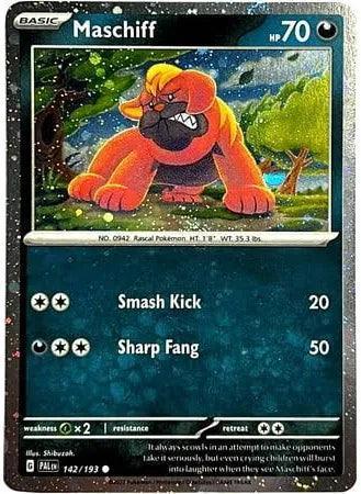 Maschiff (142/193) (Cosmos Holo) [Scarlet & Violet: Paldea Evolved] - for just $0.15! 