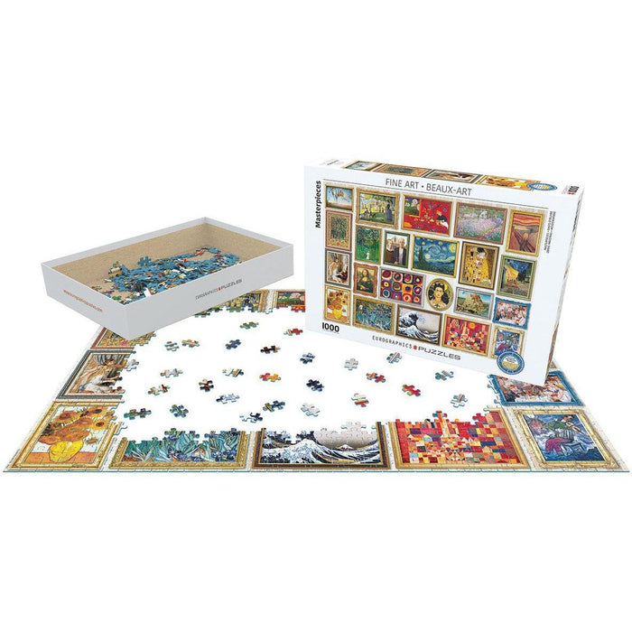 Masterpieces Collage 1000 Piece Jigsaw Puzzle Eurographics - for just $19.99! 