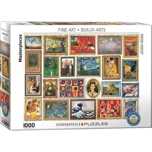 Masterpieces Collage 1000 Piece Jigsaw Puzzle Eurographics - for just $19.99! 