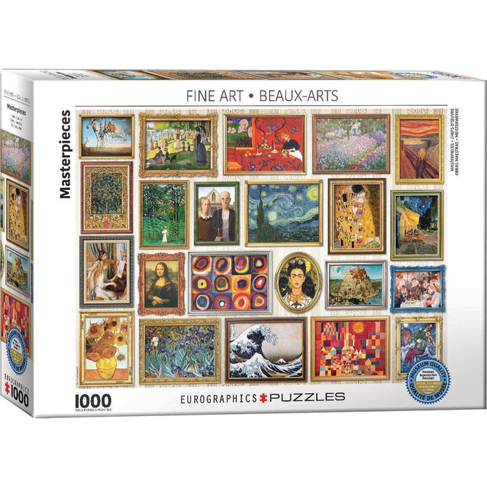 Masterpieces Collage 1000 Piece Jigsaw Puzzle Eurographics - for just $19.99! 