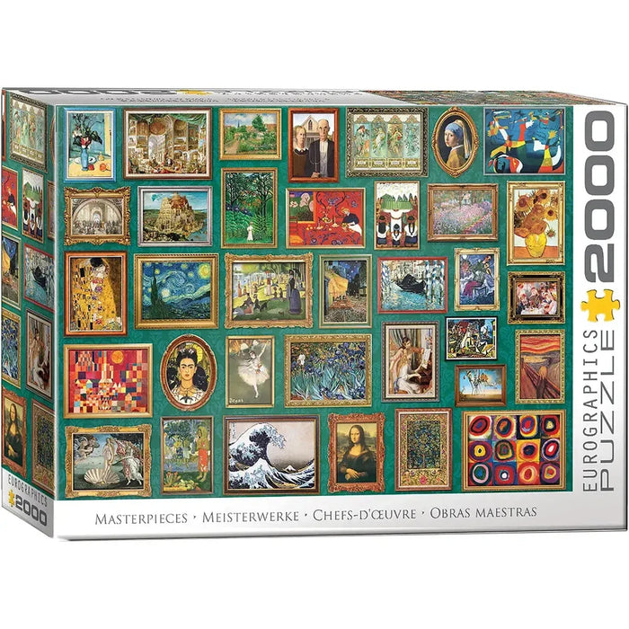 Masterpieces Collage 2000 Piece Jigsaw Puzzle Eurographics - for just $29.99! 