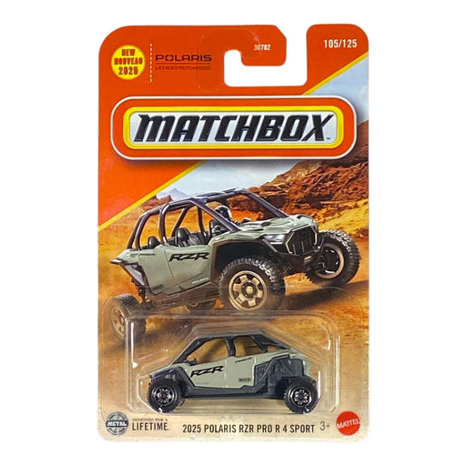 Matchbox 2025 Polaris RZR Pro R 4 Sport - 2025 Matchbox Series 105/125 - for just $1.79! 