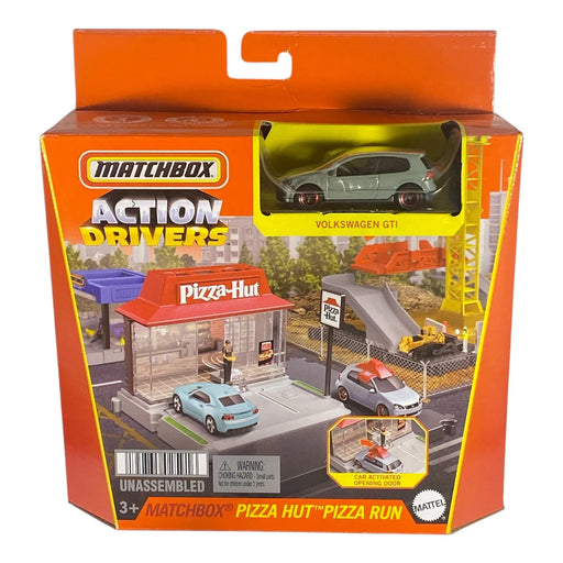 Matchbox Pizza Hut Pizza Run - Action Drivers Vehicle Playset w/ Volkswagen GTI - for just $14.99! 