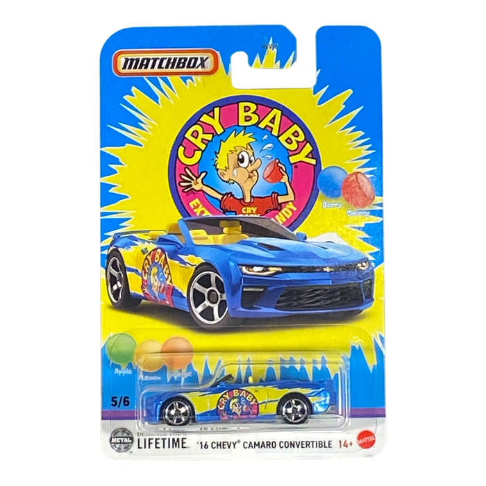 Matchbox '16 Chevy Camaro Convertible "Cry Baby" - Matchbox Candy Series 5/6 - for just $1.99! 