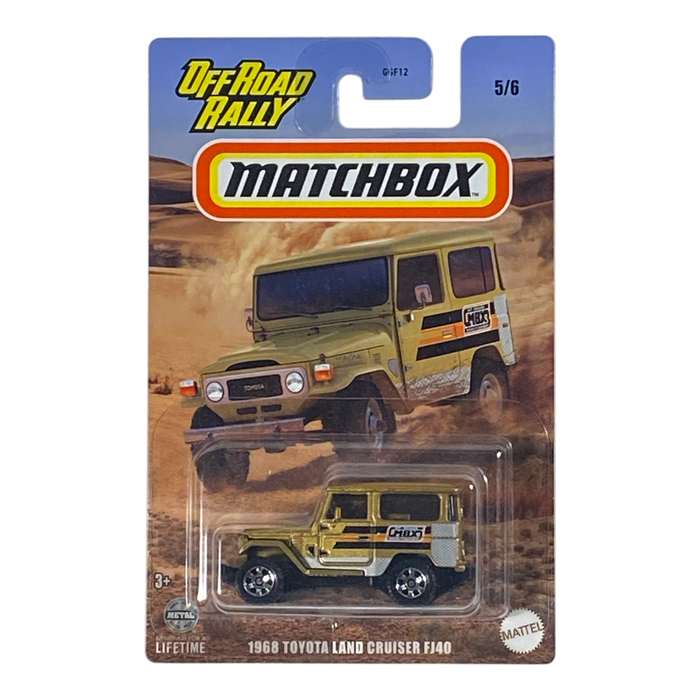 Matchbox 1968 Toyota Land Cruiser FJ40 | Matchbox Off Road Rally Series 5/6 - for just $1.99! 