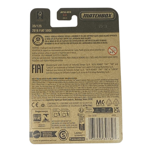 Matchbox 2016 Fiat 500X - 2025 Matchbox Series 35/100 - for just $1.79! 