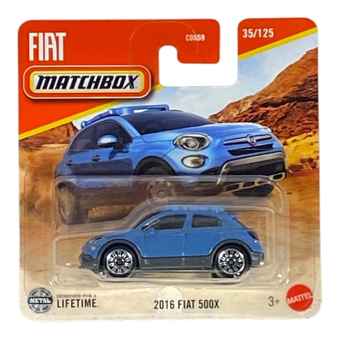 Matchbox 2016 Fiat 500X - 2025 Matchbox Series 35/125 (Short Card) - for just $1.99! 
