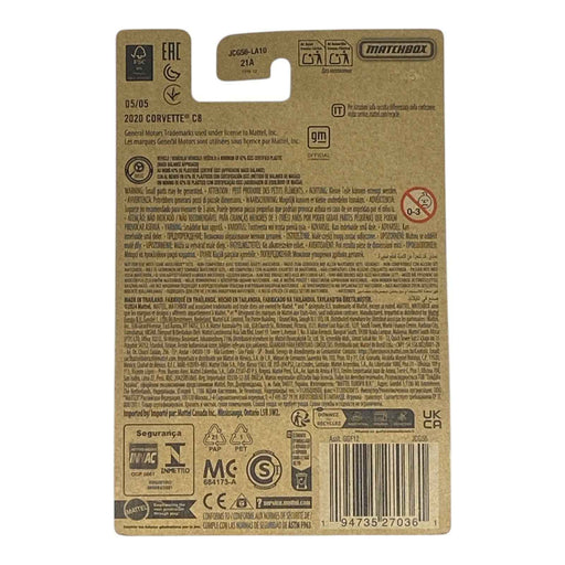 Matchbox 2020 Corvette C8 - Matchbox Series 05/05 - for just $1.79! 