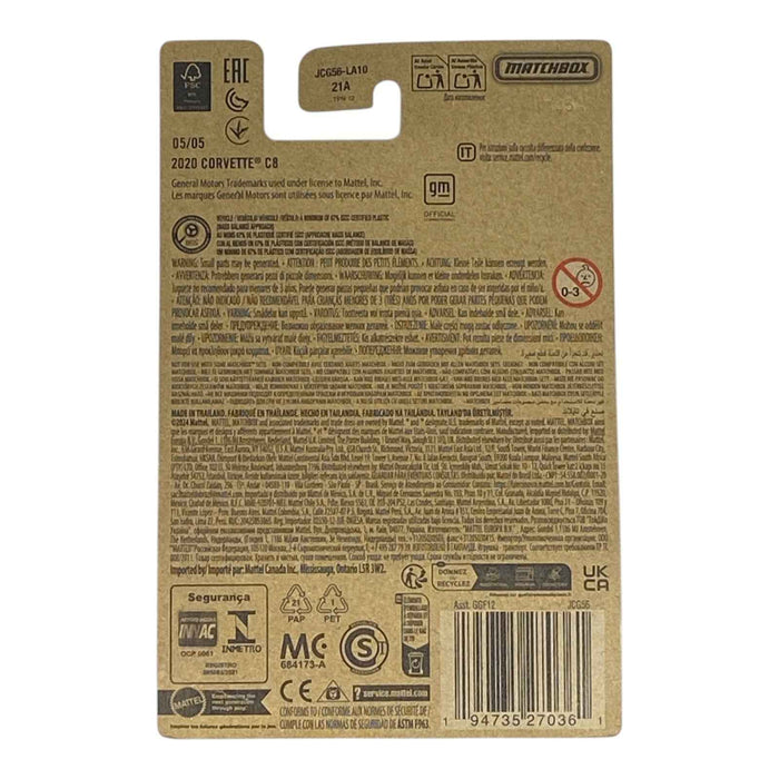 Matchbox 2020 Corvette C8 - Matchbox Series 05/05 - for just $1.79! 