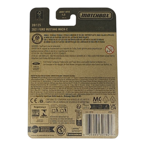 Matchbox 2021 Ford Mustang Mach-E - 2025 Matchbox Series 39/125 - for just $1.79! 