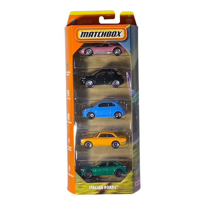 Matchbox Italian Roads 5 Pack Die-Cast Set - for just $11.99! 
