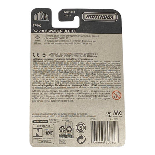 Matchbox '62 Volkswagen Beetle - Matchbox Series 97/100 - for just $1.99! 