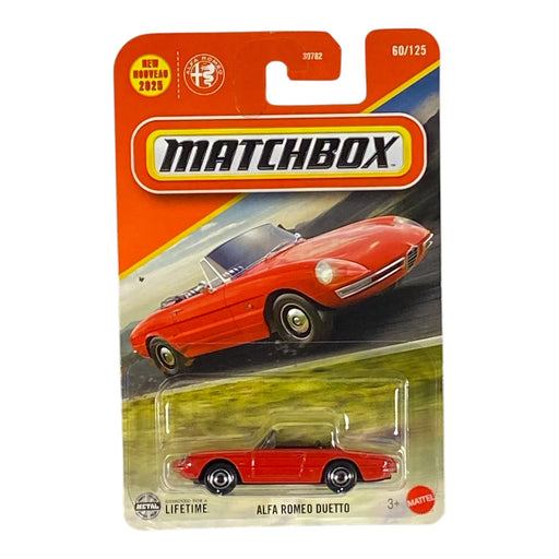 Matchbox Alfa Romeo Duetto - 2025 Matchbox Series 60/125 - for just $1.99! 
